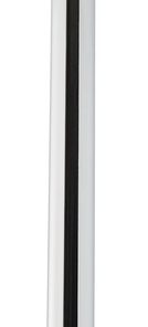 12" Ceiling-Mounted Rain Shower Arm and Flange, Polished Chrome