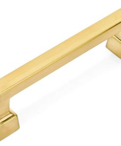 [10-PACK] Cosmas 1481-128BB Brushed Brass Modern Contemporary Cabinet Pull
