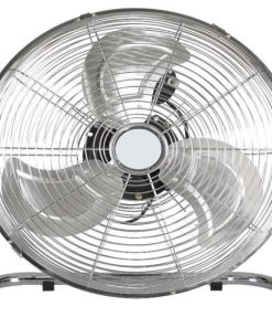 14" Silver Three Speed Adjustable Tilt Portable Floor Fan
