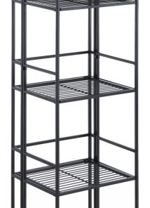 Xtra Storage 5 Tier Folding Metal Shelf
