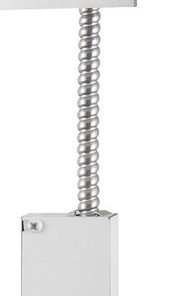 1 Light Xenon Steplight With Retrofit Housing With Gray Louvre And Gray Trim