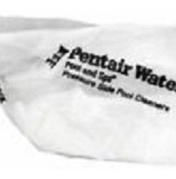 White and Black Letro Fine Mesh Bag Side Pool Cleaner