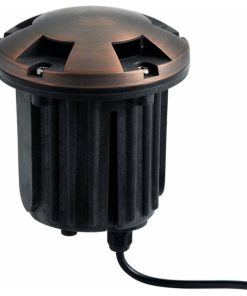 1 light Inground Beacon 5 inches tall by 5 inches wide 1 light Inground