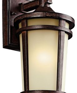 1 light Outdoor Wall Mount - Lodge/Country/Rustic inspirations - 11 inches tall