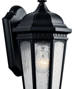 1 light Outdoor Small Wall Mount - Traditional inspirations - 11 inches tall by