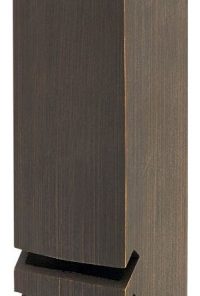 1 light Louvered Deck Light 6 inches tall by 1.5 inches wide Centennial Brass