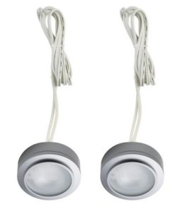 Zee-Puk 3-Light Kit With Xenon Lamps, Transf With Cord And Plug, Frosted Lens/Ss