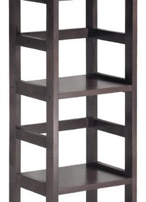 Winsome Wood Leo Shelf With 4-Tier