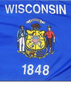 Wisconsin, 5'x8' Nylon Flag