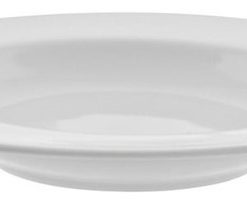 12" Royal White Rim Soup, Set of 6
