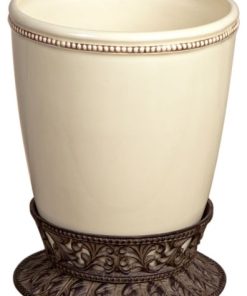 10"H Acanthus Waste Basket