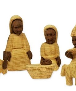 Welcome Jesus Wood Nativity Scene, 10-Piece Set