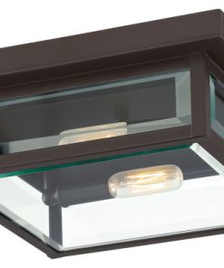 Westover 2-Light Outdoor Lantern, Western Bronze
