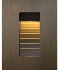 1-Light Step Lighting Cast Brass, Matte Bronze, 3"