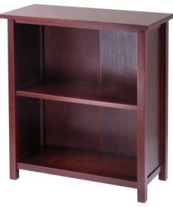 Winsome Wood Transitional Antique Walnut Composite Wood Shelf 94228