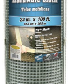 YardGard?308246B Galvanized Hardware Cloth, 19-Gauge, 1/2" Mesh, 24" x 100'