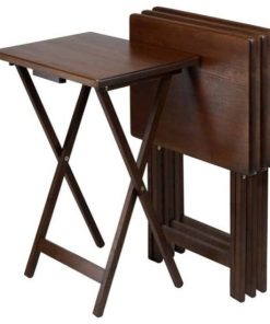 Winsome Wood Transitional Composite Wood Set Of 4 Table Set 94419
