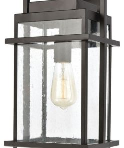 1 Light Wall Sconce in Transitional Style - 19 Inches tall and 8 inches wide
