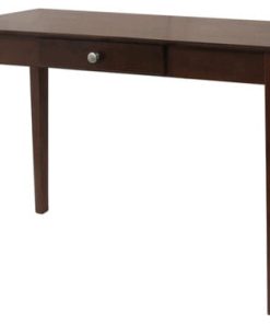 Winsome Rochester Console Table with One Drawer in Antique Walnut