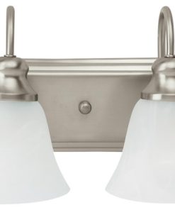Windgate 2-Light Wall/Bath, Brushed Nickel