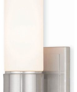 1-Light Brushed Nickel ADA Wall Sconce/ Bath Vanity