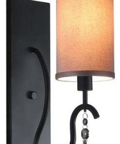 Woodbridge Lighting Haley 1 Light Steel Wall Sconce in Black/Gray