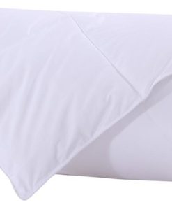 100% Cotton 300TC White Bamboo Filled Blanket, King/Cal King