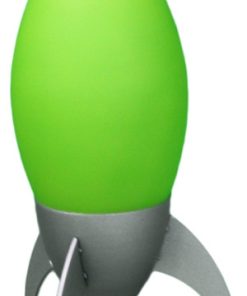 10.5"H Kid'S Green Rocket Table Lamp