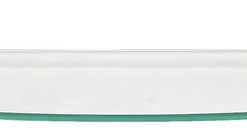 Wingit Modern Elegance Tempered Glass Shelf, Polished Chrome, 24"