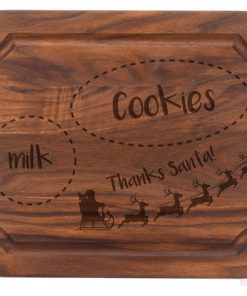 Welcome Santa! Walnut Cutting Board