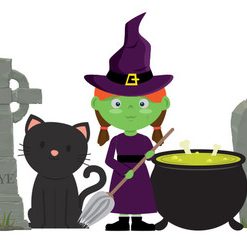Witch/Ghosts, Outdoordecor 38"x19