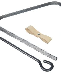 10-Inch Triangle, Hammered Steel