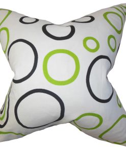 Yank Stripes Floor Pillow Kiwi
