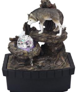 10.25 In Wolf Table Fountain