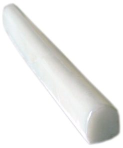 0.75 in x 8 in 100% Recycled Glass Pencil Liner Trim in Iridescent Moonglare
