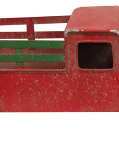 Winter Red Pickup Truck