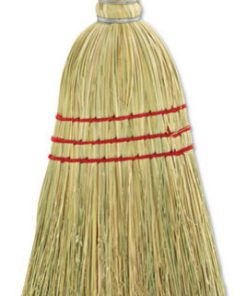Whisk Broom, Corn Fiber Bristles, Yellow, 12-Carton