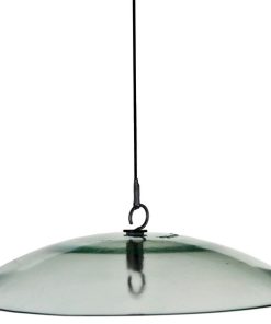15-inch Glass Baffle Weather Dome, Clear