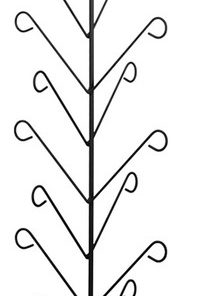 Wrought Iron 8 Pair Mitten and Boot Holder