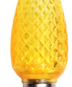Yellow LED C9 Christmas Light Bulbs - Pack of 25