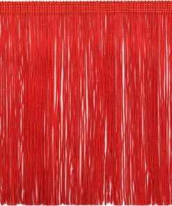 11 Yard Value Pack / 8 Inch Chainette Fringe Trim / Style# CF08 Color: Red - E6
