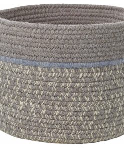 Woolmade Natural Wool Basket Silvermist 14''x10''