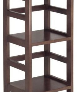Winsome Wood Leo Shelf/Storage, Book, 2-Tier, Narrow