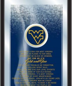 West Virginia 26"x15" Fight Song Mirror by Holland Bar Stool Company