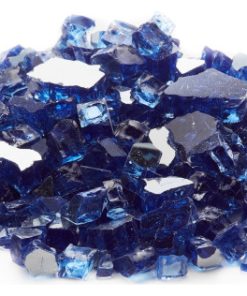 10 lb Jug Cobalt Blue Reflective Fireglass for Fire pit