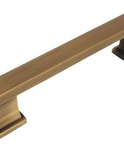 [10-PACK] Cosmas 702-96BAB Brushed Antique Brass Contemporary Cabinet Pull
