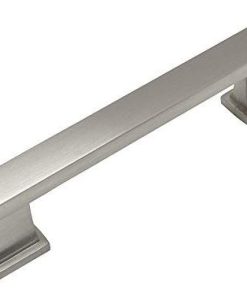[10-PACK] Cosmas 702-3.5SN Satin Nickel Contemporary Cabinet Pull