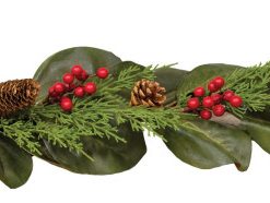Yuletide Magnolia Garland, 5'