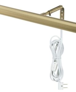 Westinghouse 7505300 14.5"W 2 Light In-Line Switch Picture Light - Antique