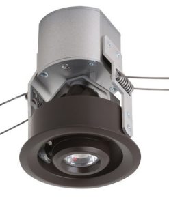 12V LED Niche Gimbal Recessed Light, Painted Antique Bronze, 3000K-171
